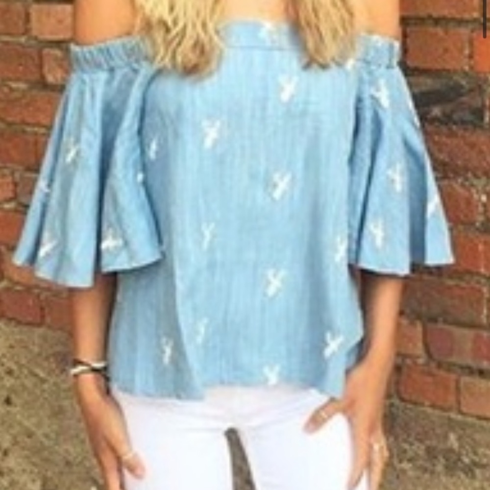 Judith March off the shoulder shirt